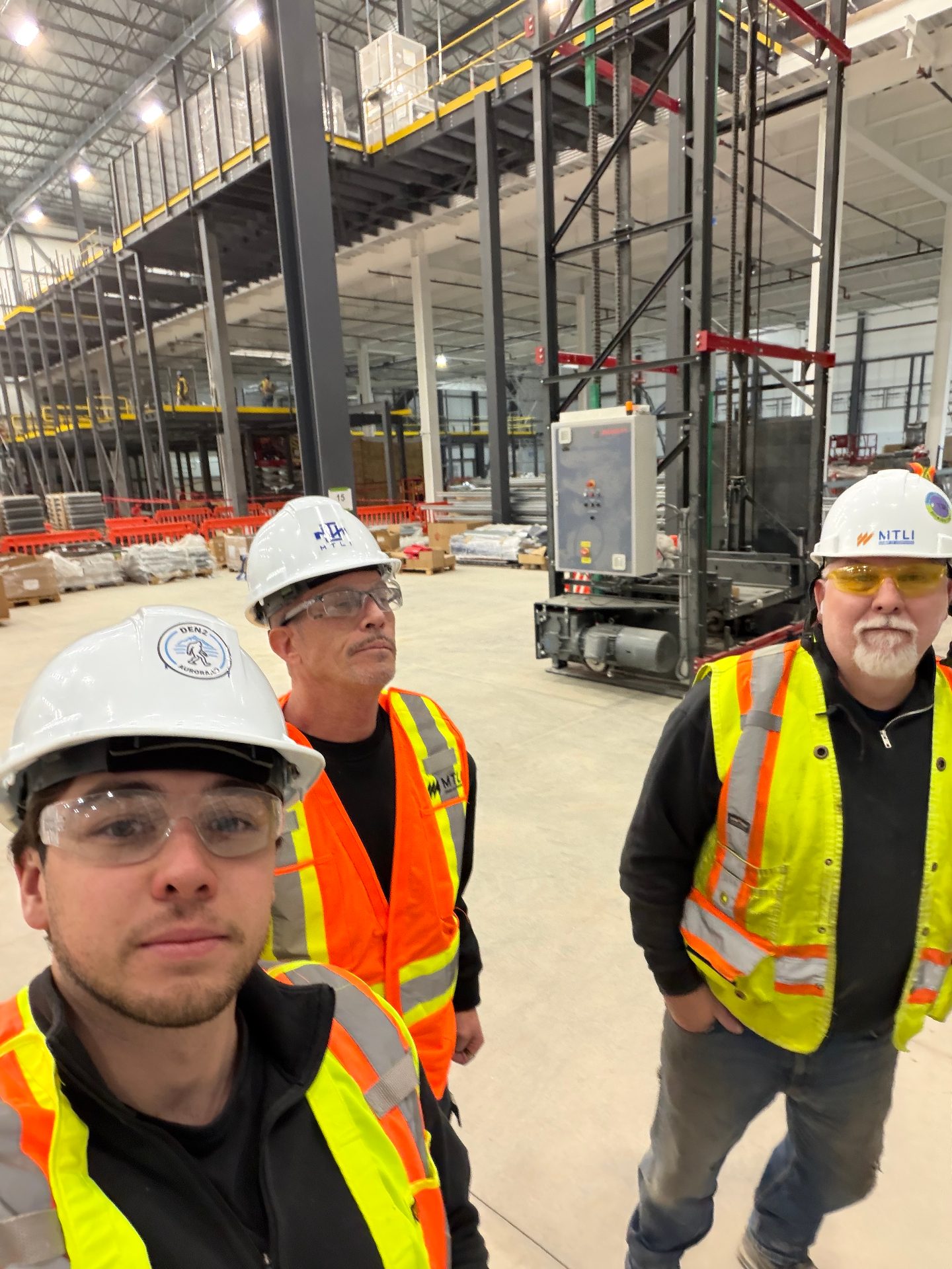 MTLI project team on site at a warehouse installation